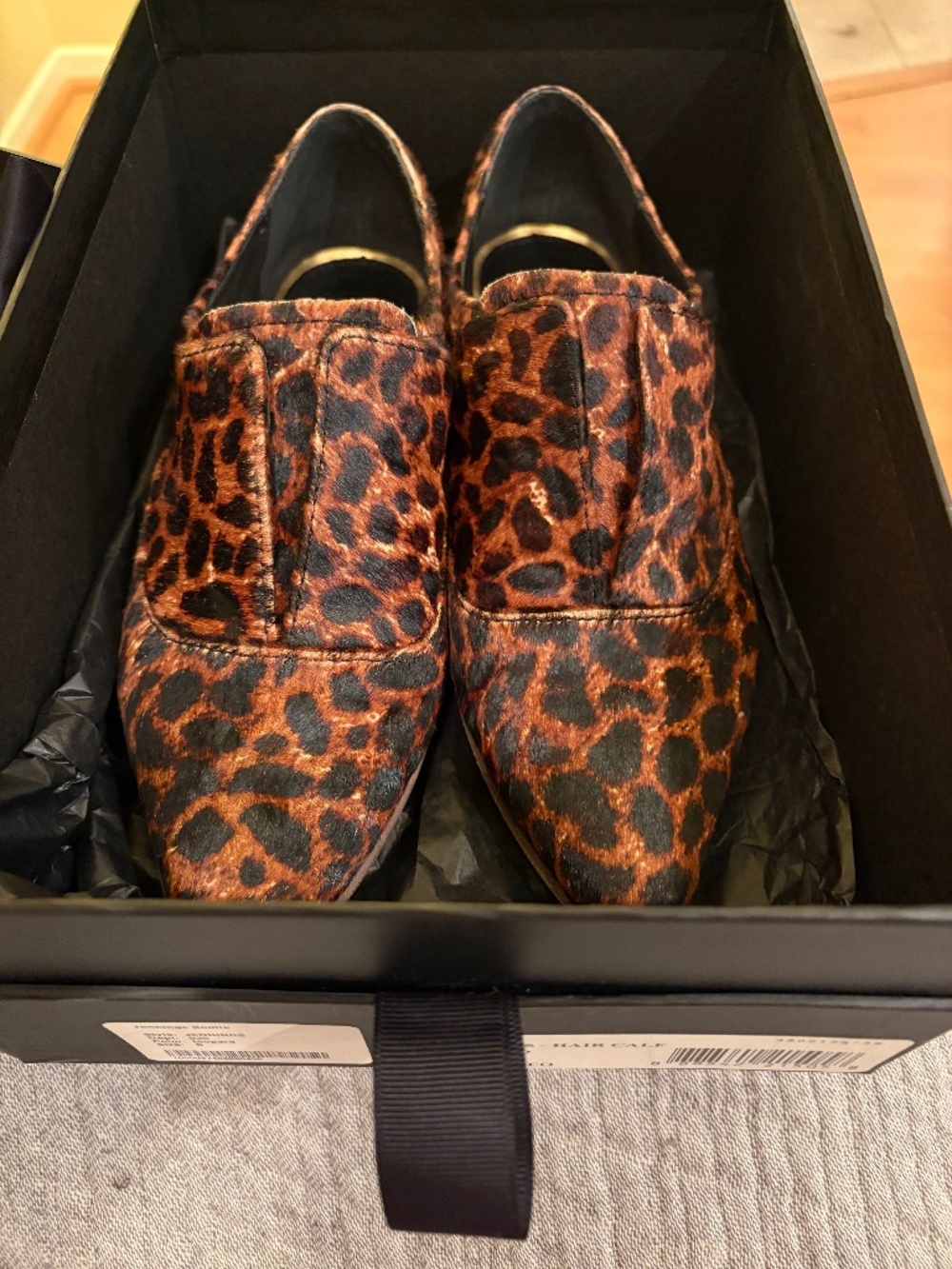 Rachel Zoe leopard oxfords